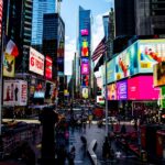 Video billboards in Times Square