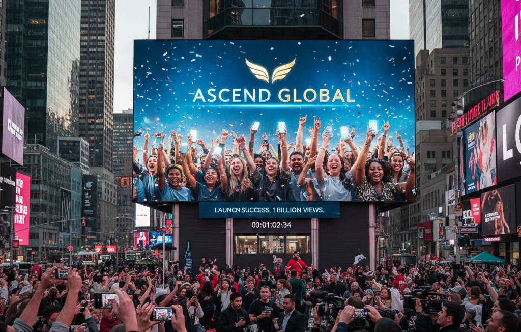 Launching a new brand with video.