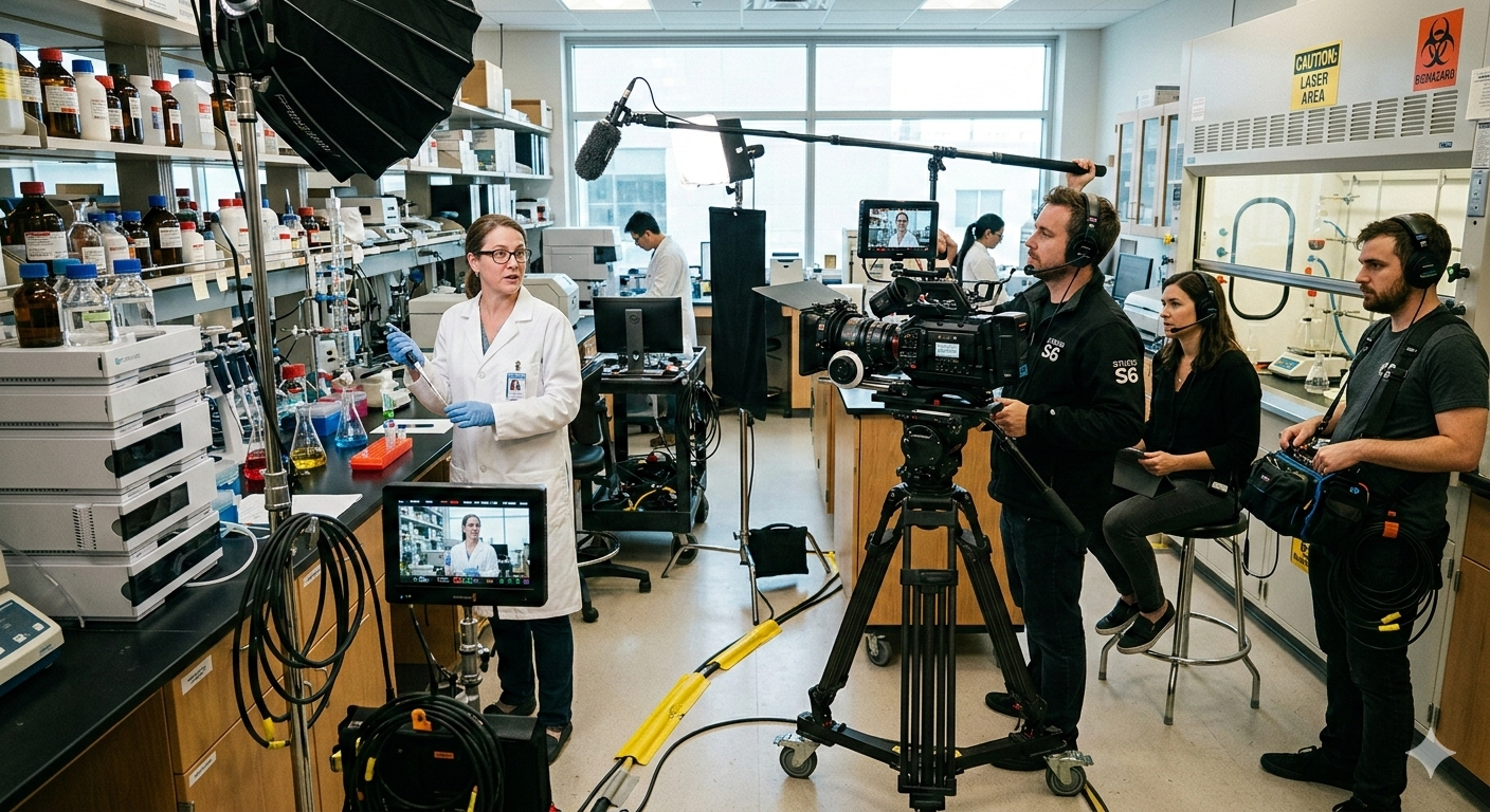 Video shoot to maximize postproduction.