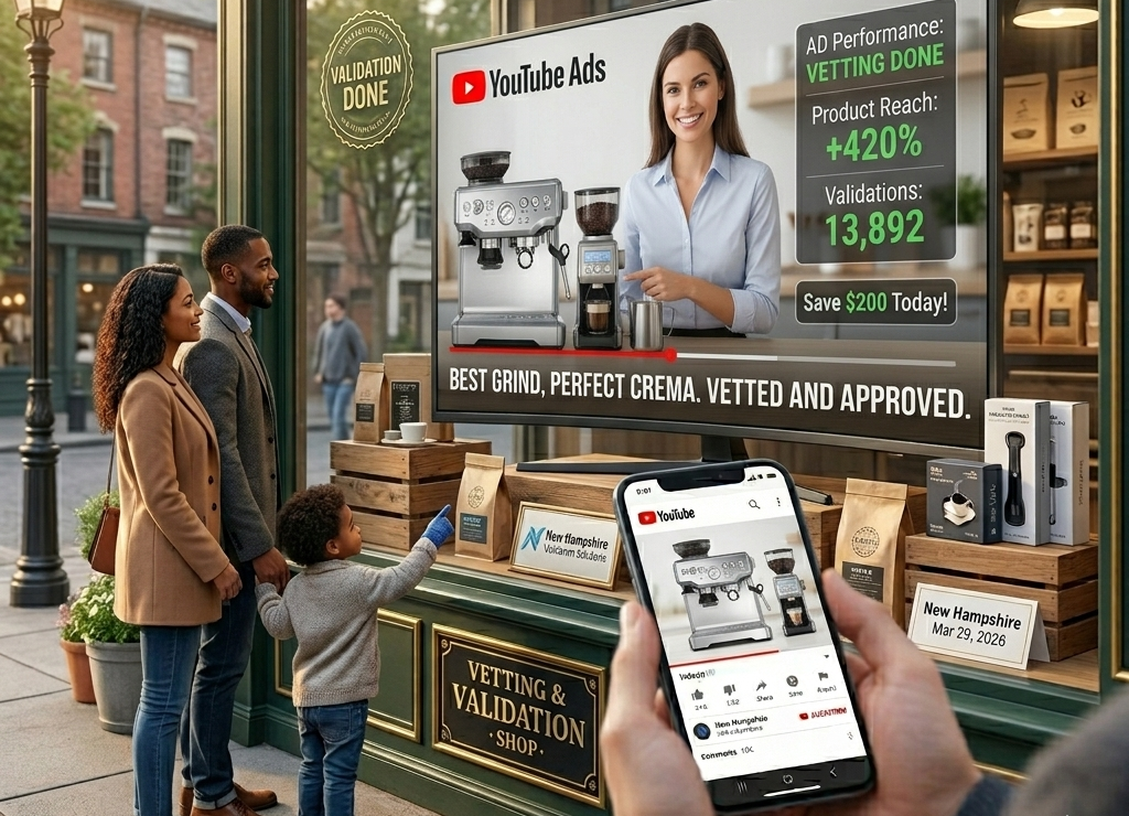 Youtube ads and video advertising.